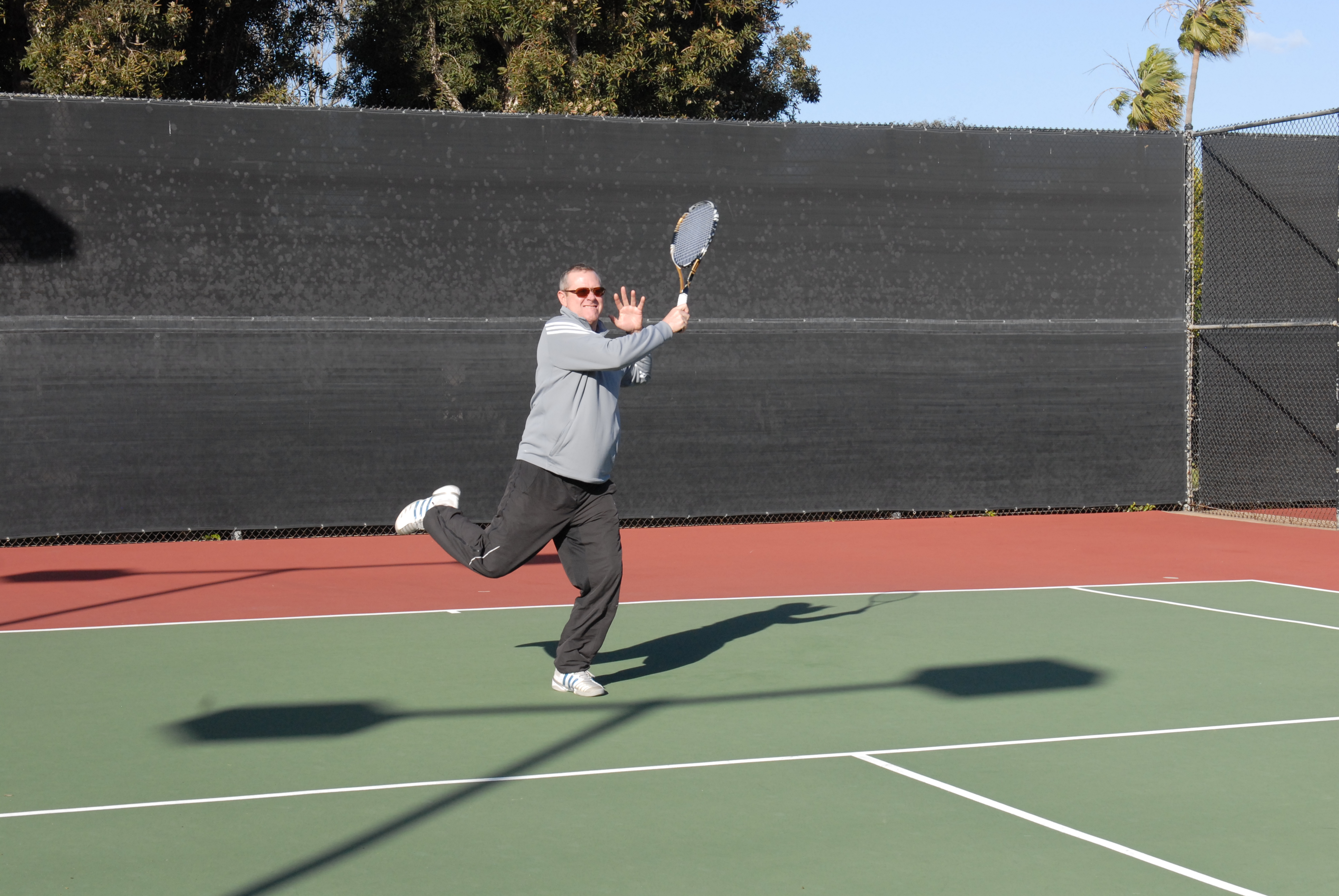 The Finish of Swinging Forehand Volley - One Minute Tennis Lesson